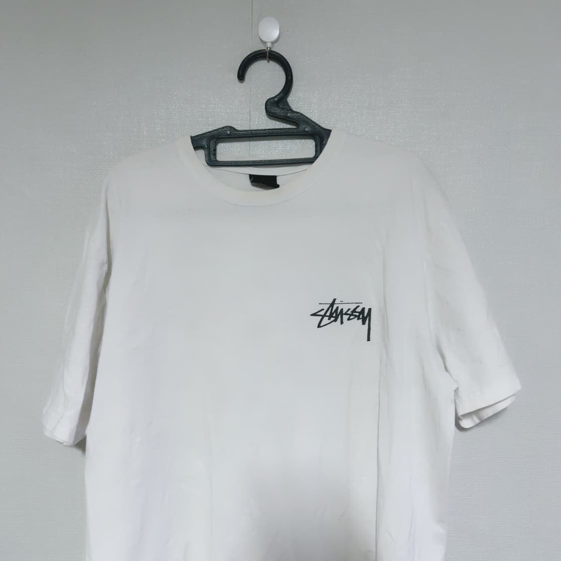 스투시 화이트 라이온프린팅 여름 공용 반팔티 상품이미지3