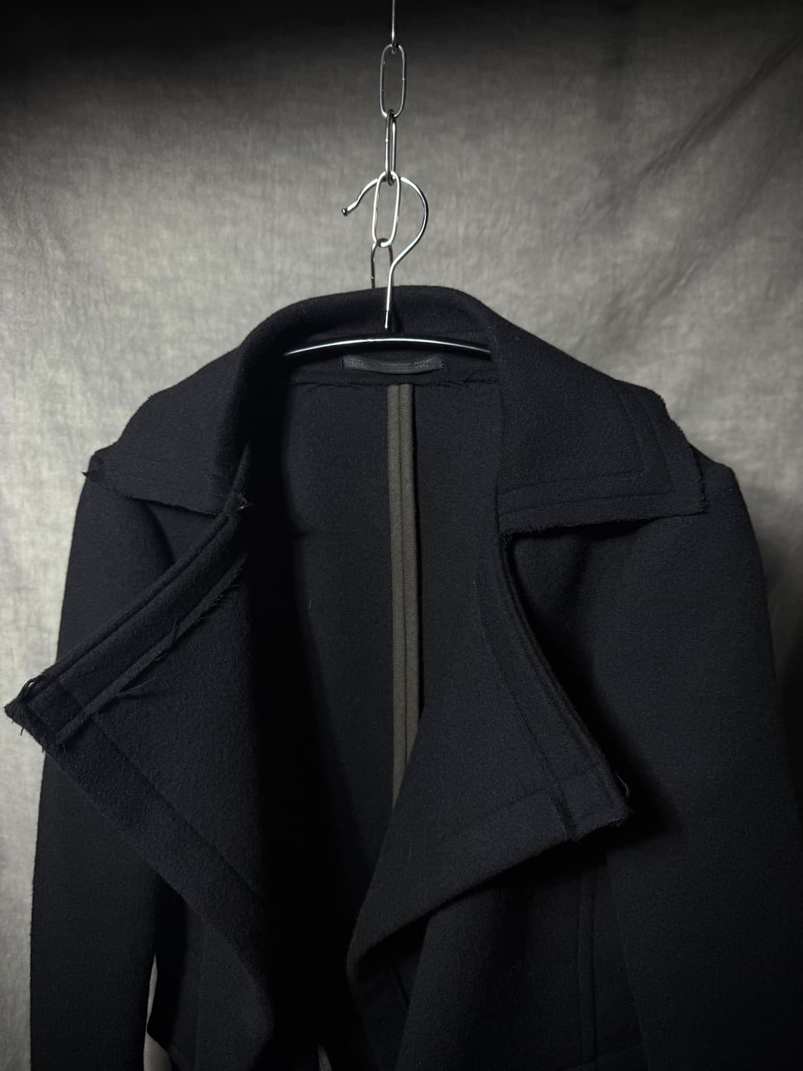 요지야마모토 뿌르옴므 울 숏 코트 상품이미지3