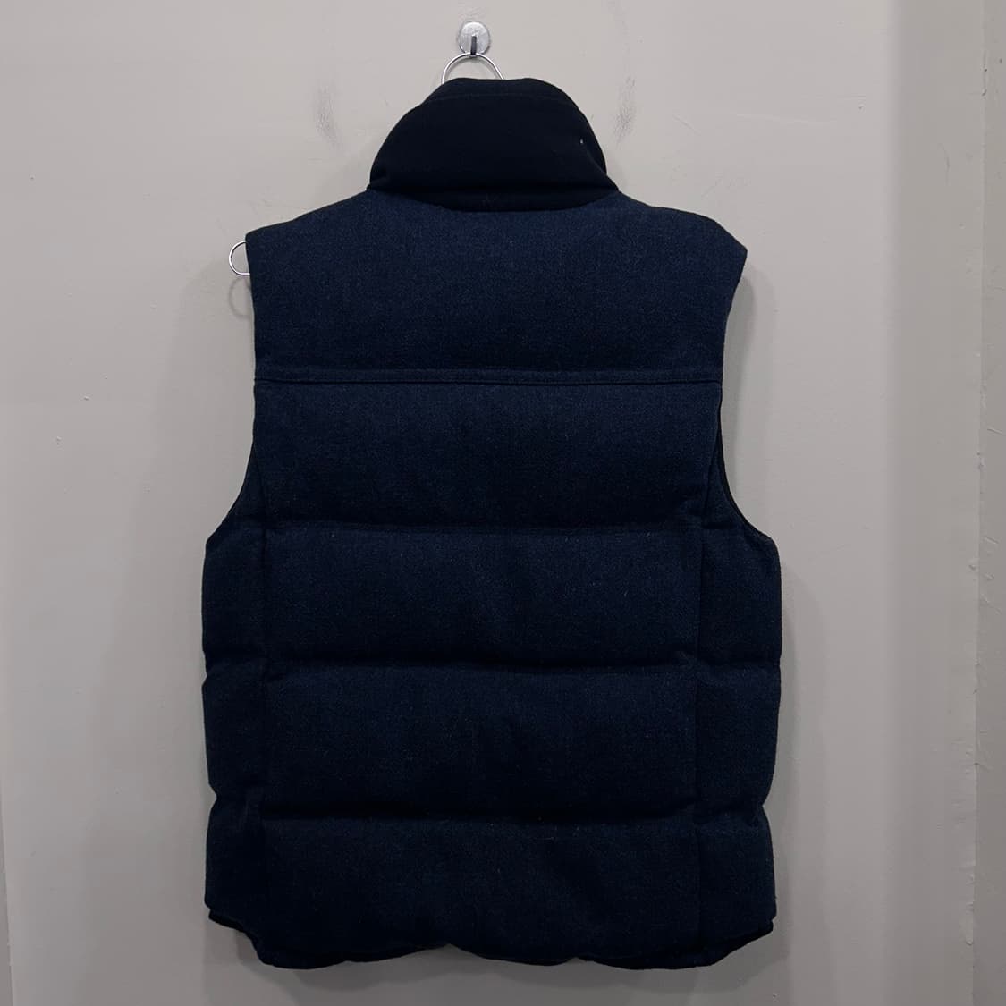 버커루 덕다운 배색 울 포켓 조끼 패딩 상품이미지5