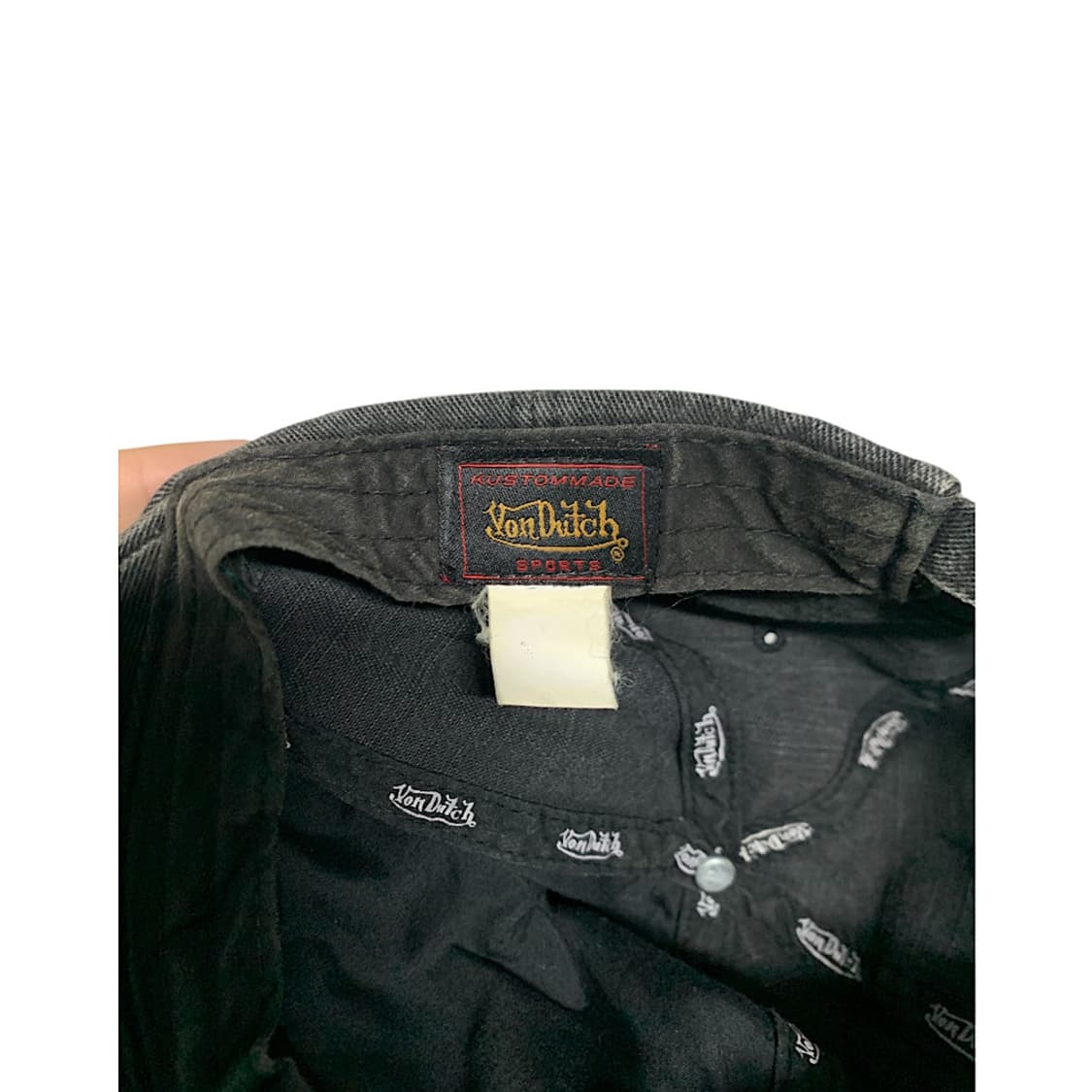 00s 본더치 y2k 자수 워시드 볼캡 모자 상품이미지5