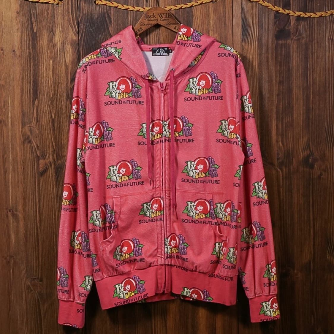 히스테릭 글래머 SOUND OF FUTURE 후드집업 상품이미지2