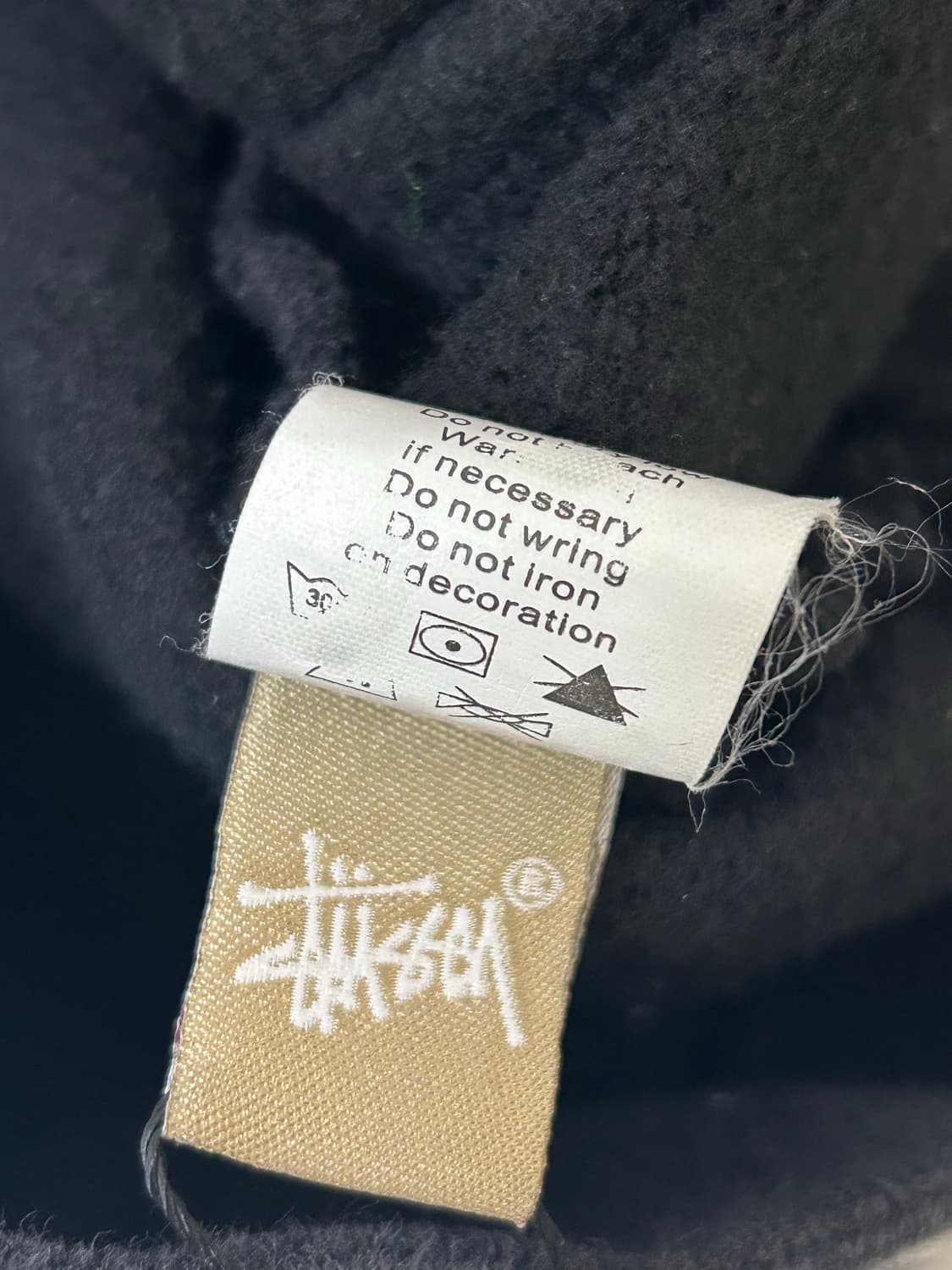 Stussy 스투시 블랙 바시티 자켓   상품이미지10
