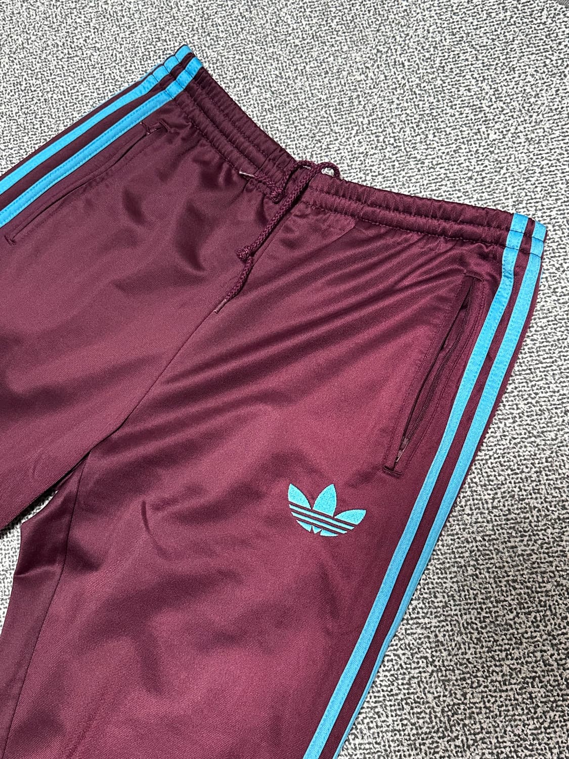 아디다스 파이어버드 버건디 마룬 셋업 상품이미지5