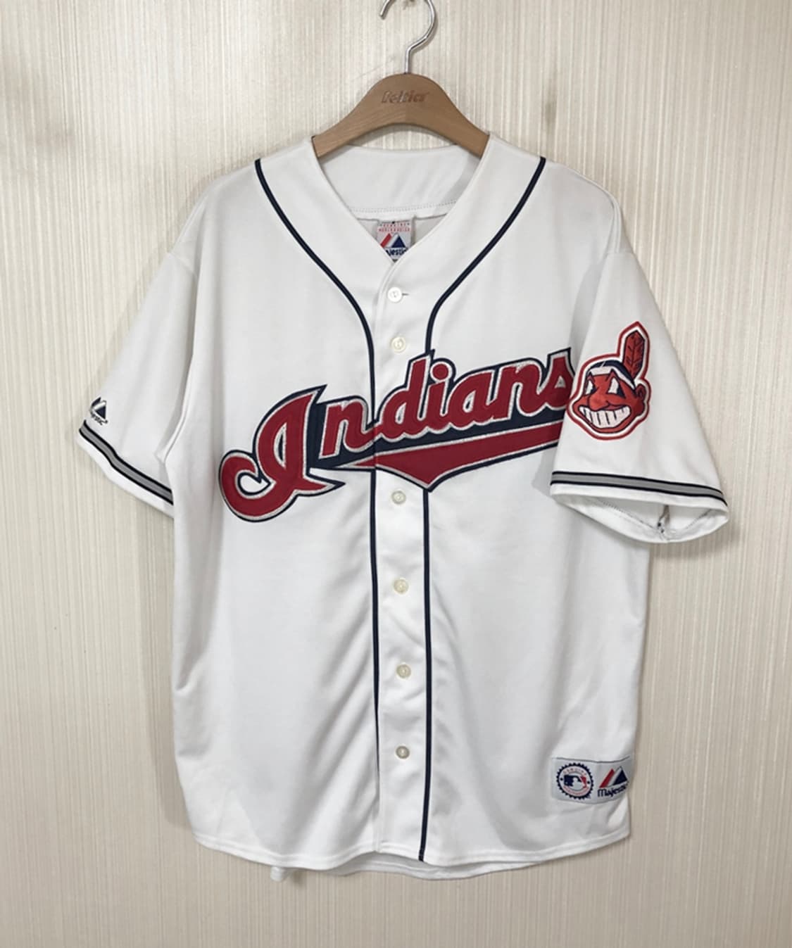 MLB 마제스틱 클리블랜드인디언스 홈유니폼/져지 XL 상품이미지1