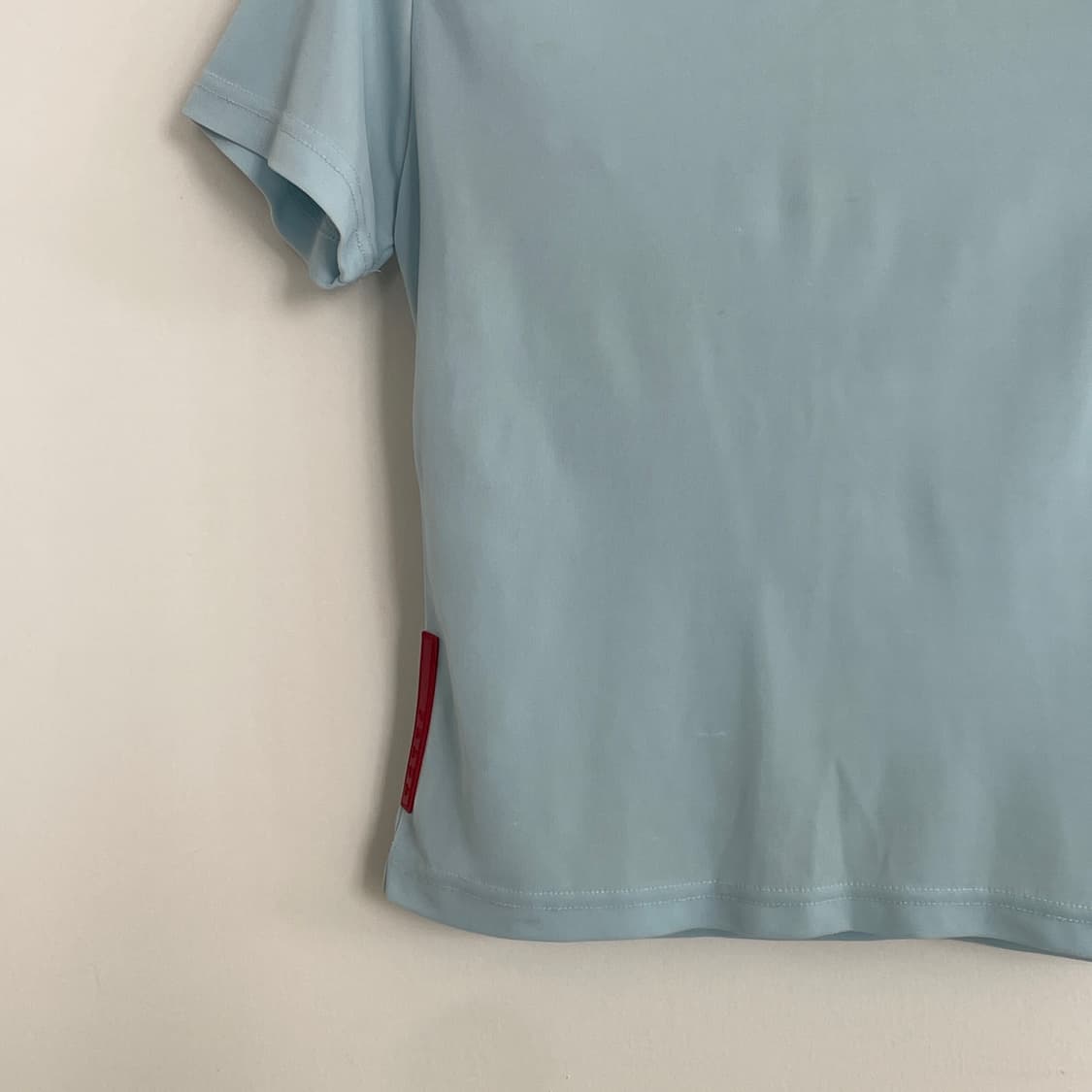 프라다 스포츠 하늘색 반팔 티셔츠 상품이미지3