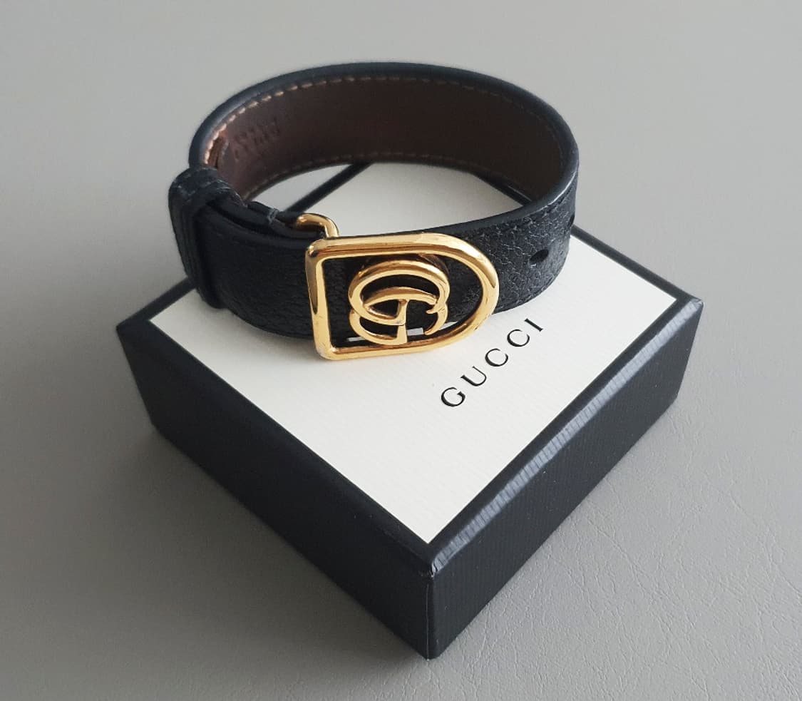 구찌 마몬트 레더 팔찌 상품이미지1