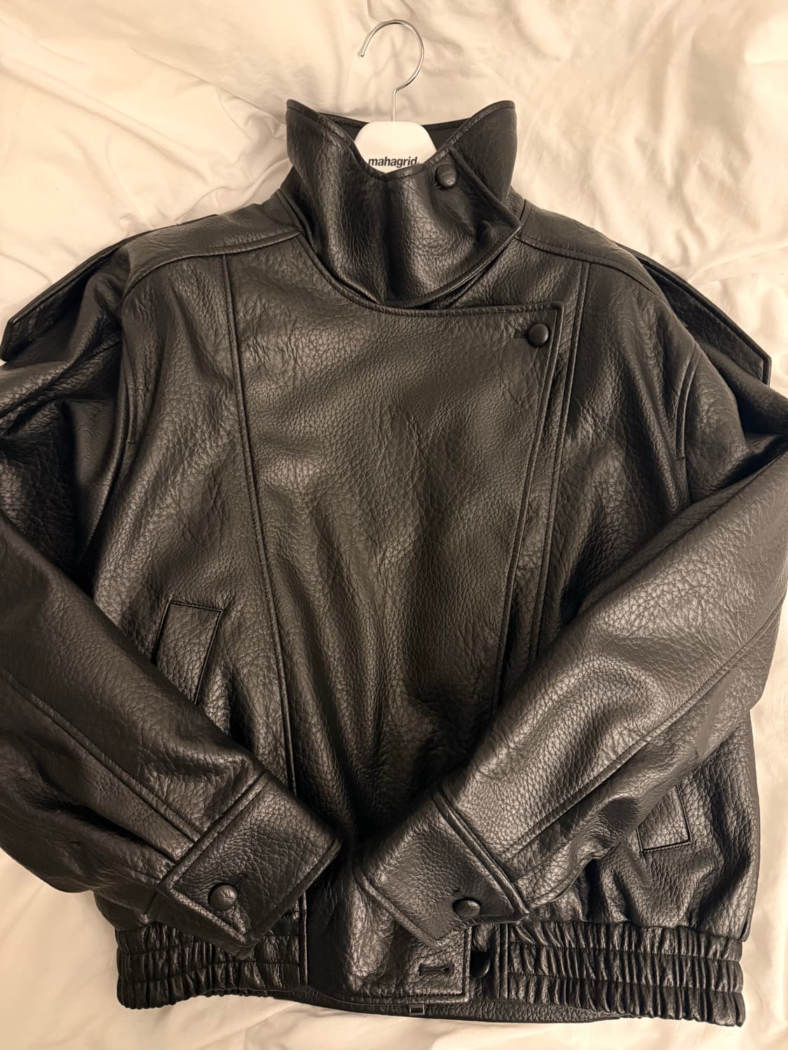 자라 페이크 레더 점퍼 레더자켓 xs 상품이미지2