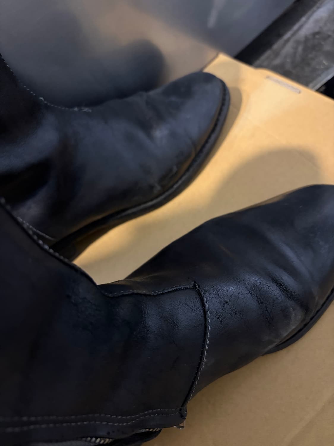 Carol christian poell 쿨라타 레더 사이드집 부츠 상품이미지3