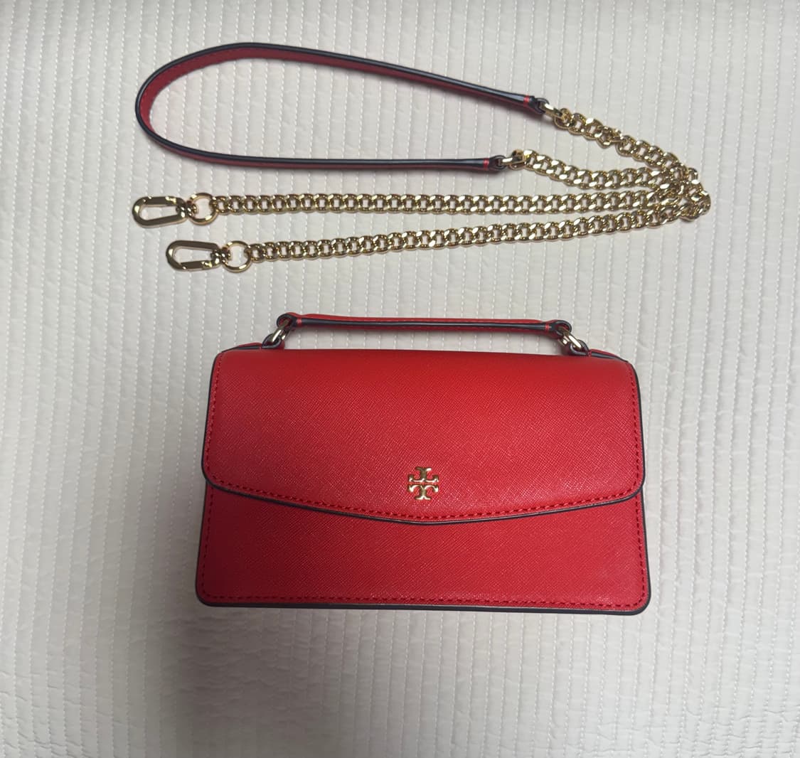 토리버치 체인 크로스백 레드 상품이미지3