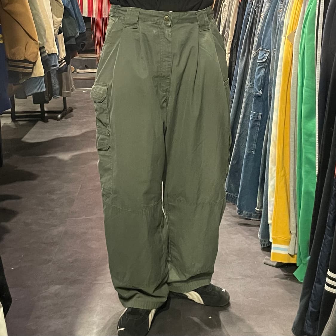 [IM] VTG 빈티지 카키 카고 팬츠 상품이미지1