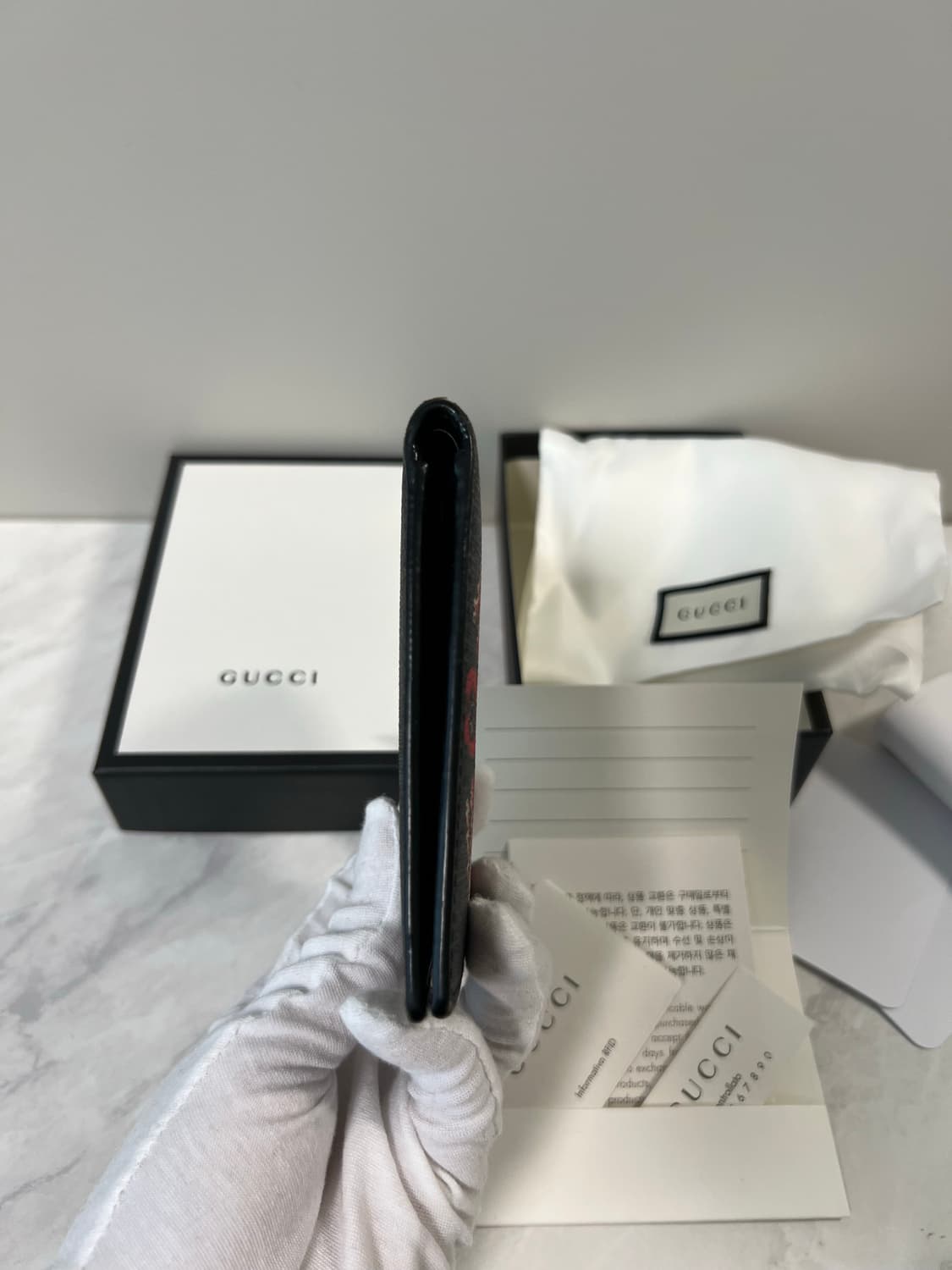 구찌 레드울프 반지갑 상품이미지6