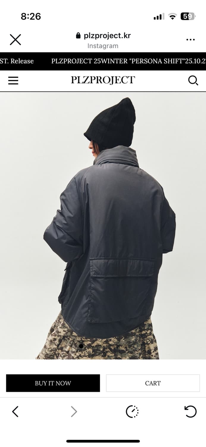 플리즈프로젝트 POCKET FIELD PARKA,DARK GRAY 상품이미지2