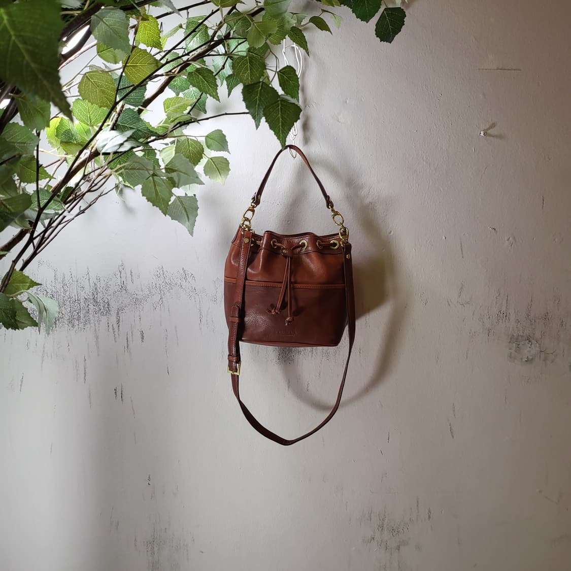 NICOLE 올 레더 숄더백 상품이미지1