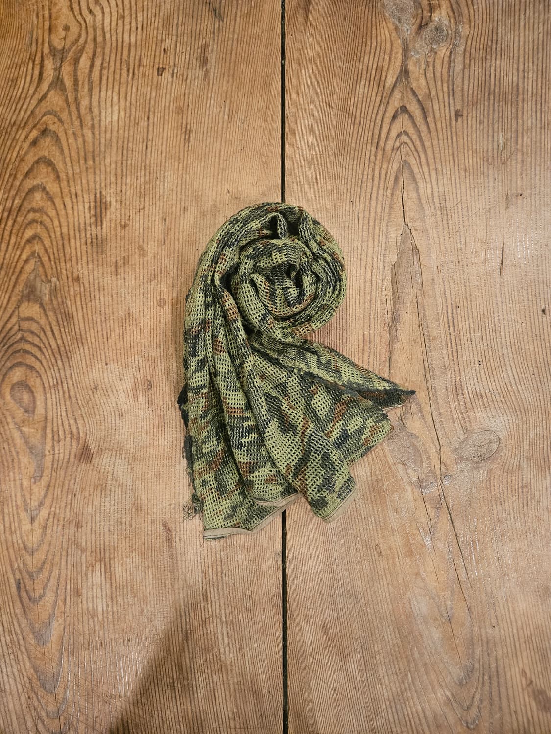 빈티지 코튼 매쉬 카모 머플러  상품이미지1