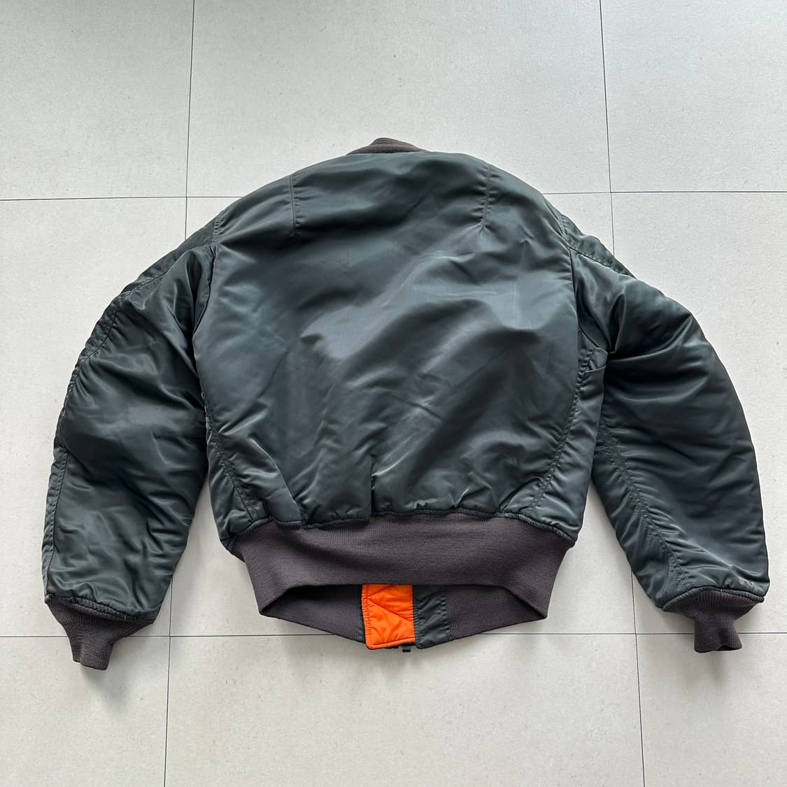 60s 오리지널 USAF 미공군 MA-1 D타입 항공점퍼 M 상품이미지10