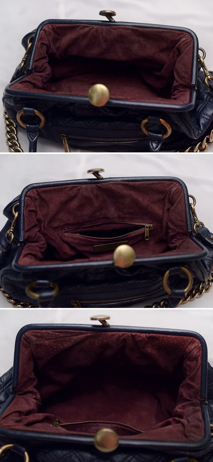 마크 제이콥스 스탐백 퀼팅 레더 금장체인 토트.숄더백 상품이미지6