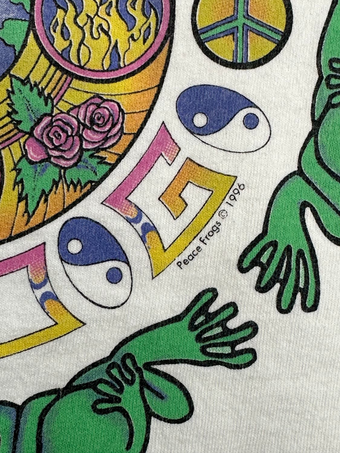 1996' Peace Frog 티셔츠 XL 상품이미지5