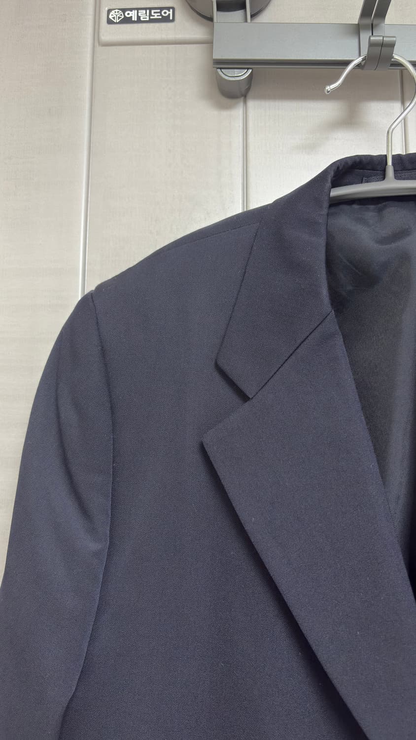 꼼데가르송 옴므 네이비 울 자켓 M 상품이미지3