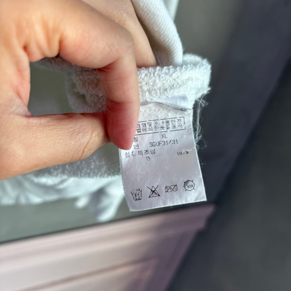 폴로 랄프로렌 빅포니 후드집업 화이트 상품이미지4