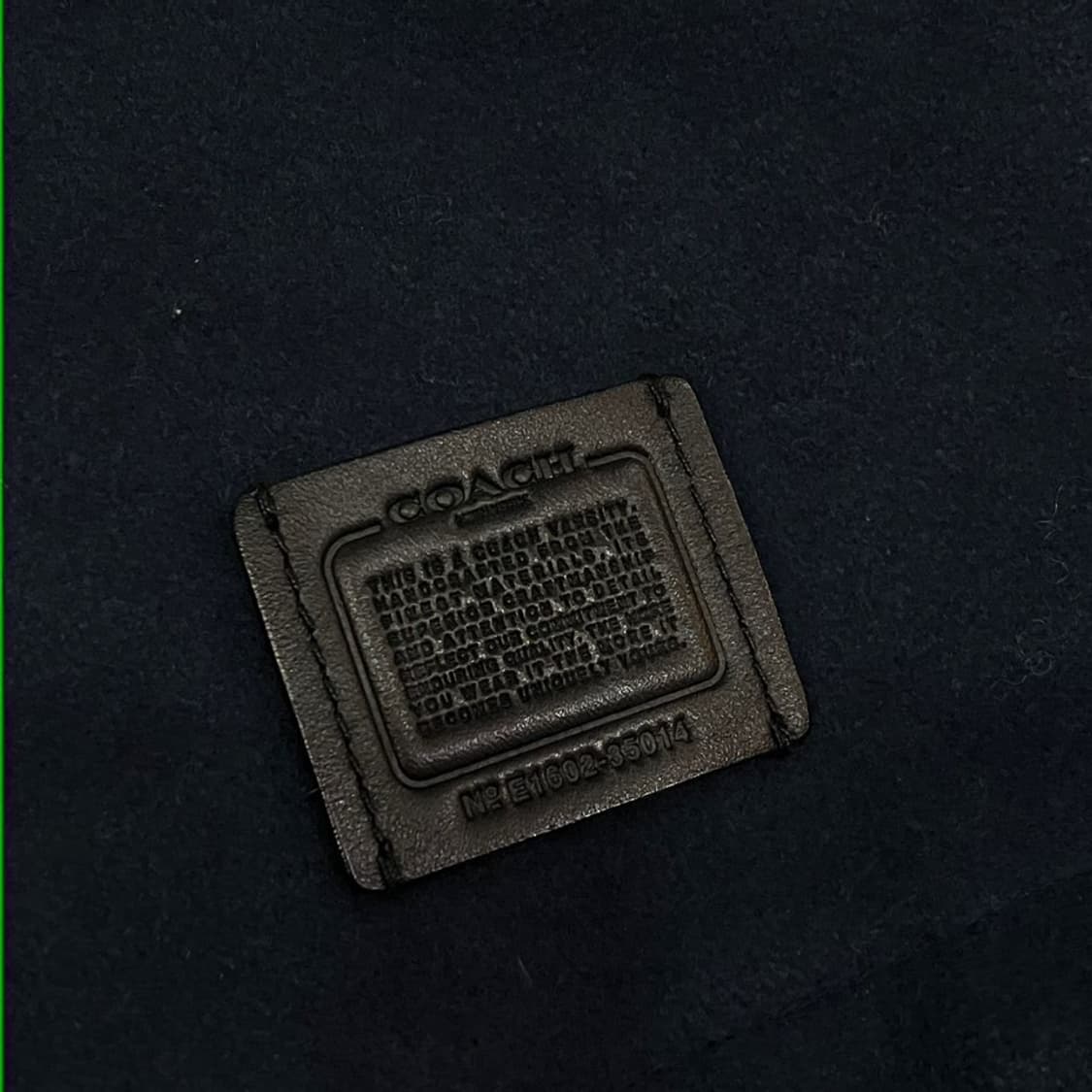 코치 가죽 바시티 자켓 상품이미지5