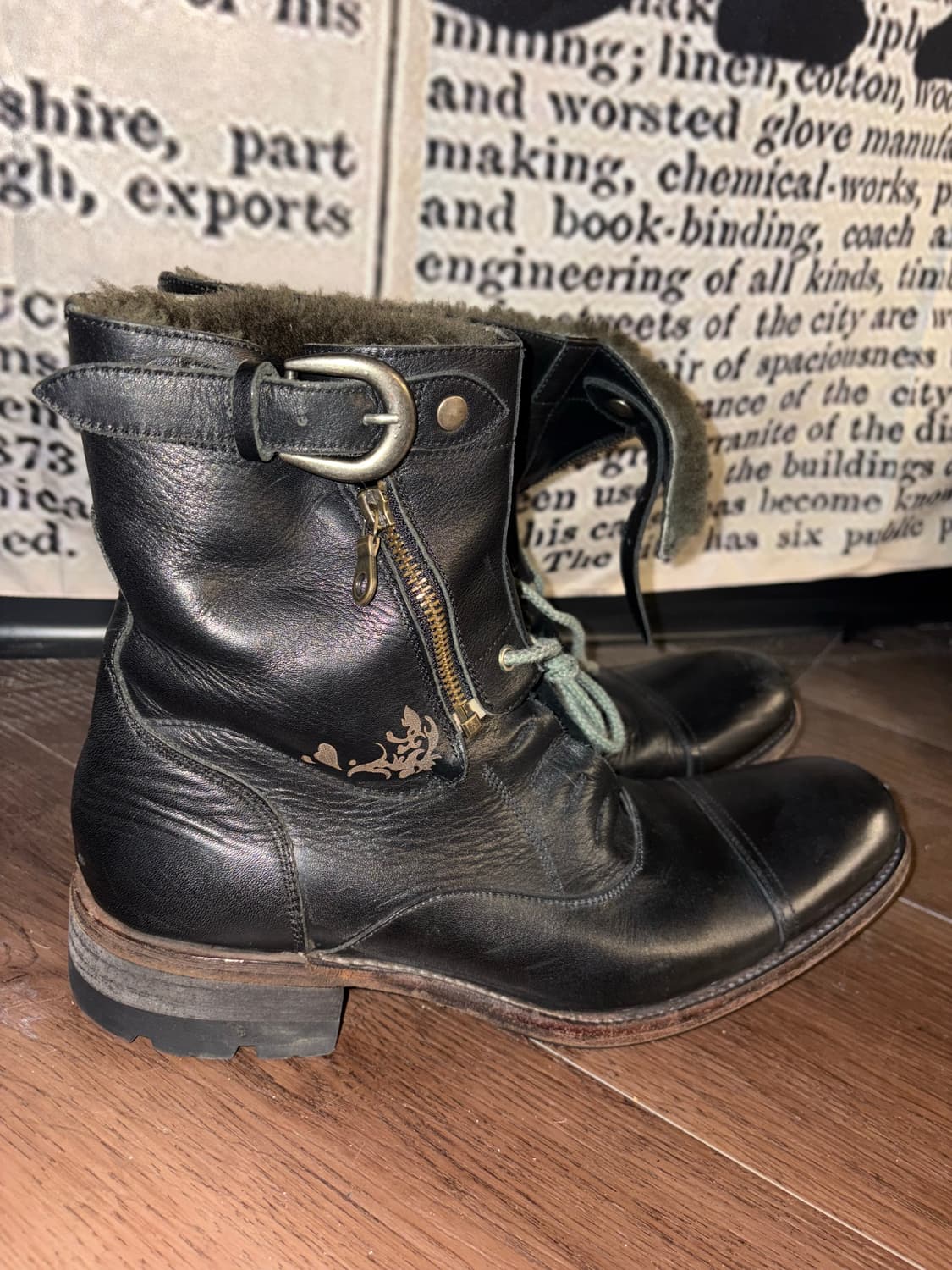 Alfredo bannister high fur boots 상품이미지2