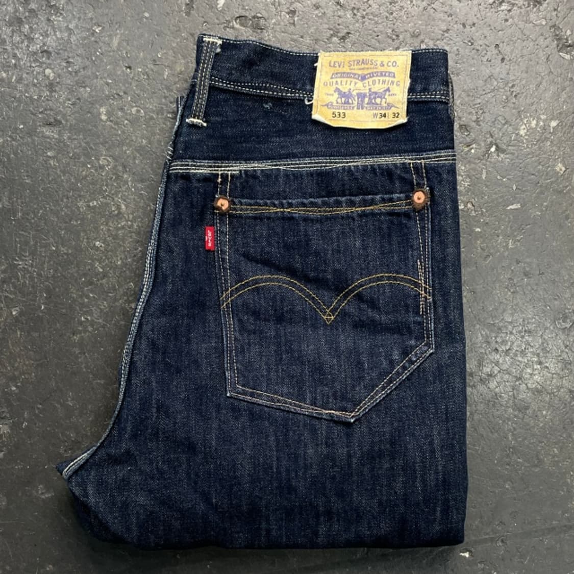 34 리바이스 533 테이퍼드 루즈핏 데님팬츠 상품이미지5