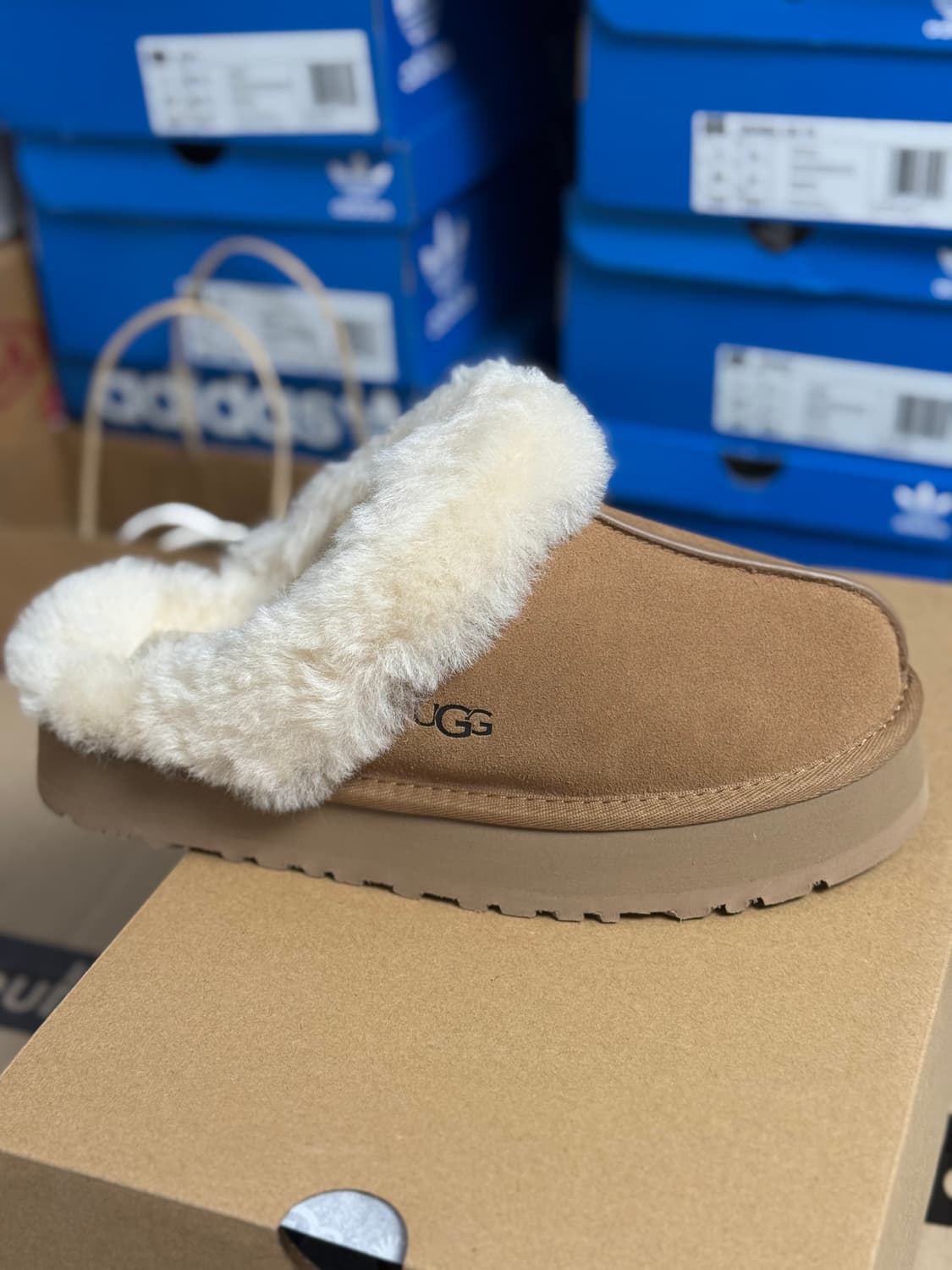 새상품)ugg 어그 디스케트 플랫폼 슬리퍼 상품이미지2