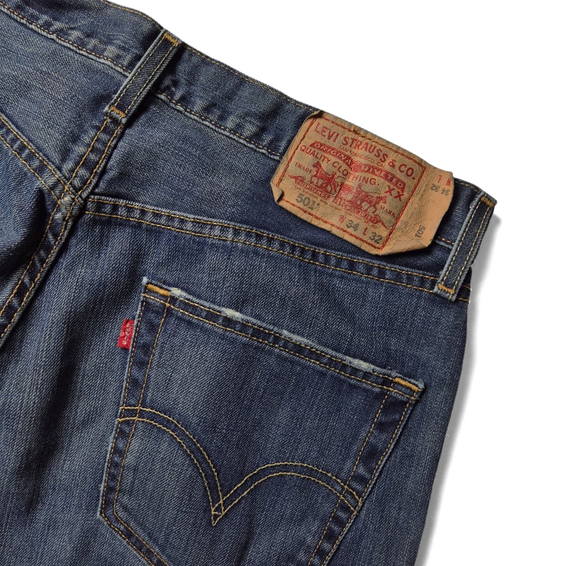 [34x32] 리바이스 00s 501 데님팬츠 상품이미지8