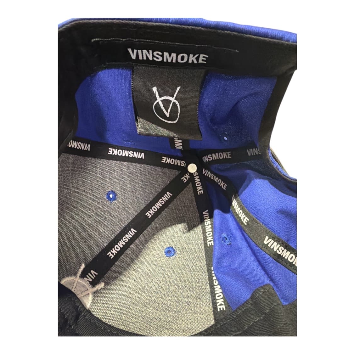 빈스모크 V 로고 볼캡 블루 상품이미지5