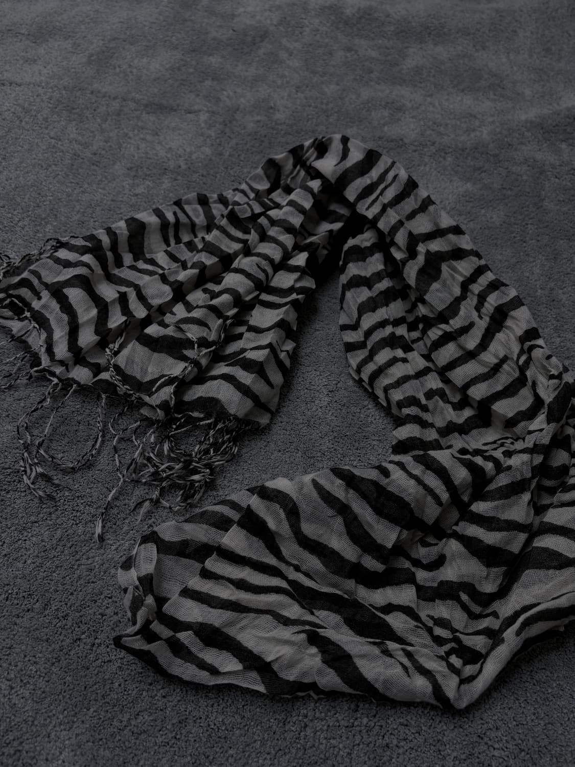 Vintage V-kei,punk leopard muffler 상품이미지2