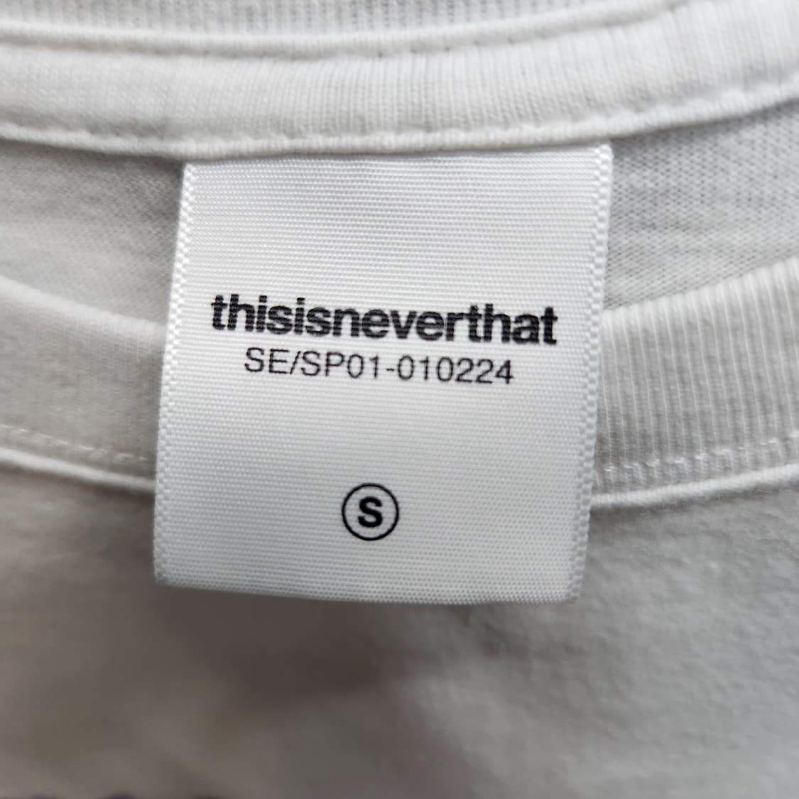 디스이즈네버댓 3D빅로고 반팔티 S(L) 상품이미지5