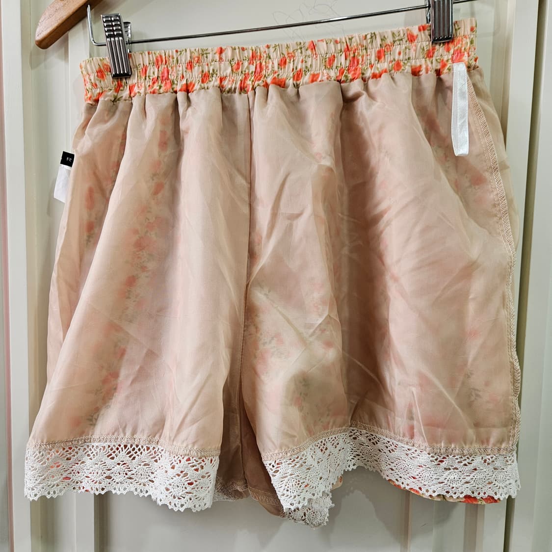 플라워 패턴 레이스 반바지 상품이미지6