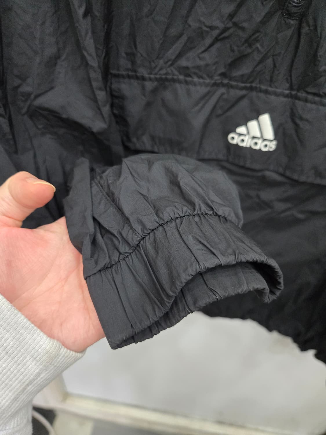 3XL,115 )) adidas 아디다스 반집업 아노락 바람막이 티셔츠! 상품이미지3