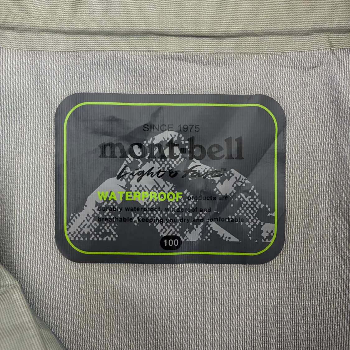 Montbell  몽벨 워터프루프 나일론 바람막이 자켓  상품이미지6