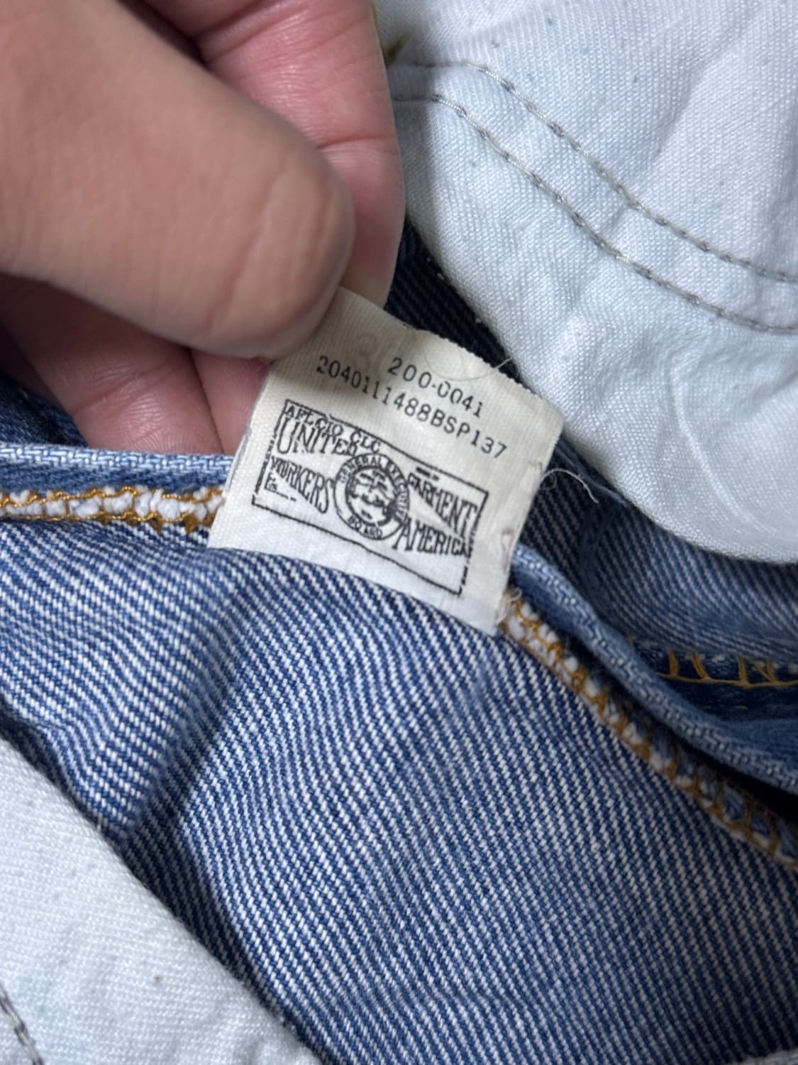 70s usa lee 200-0041 탈론 지퍼 데님팬츠 상품이미지6