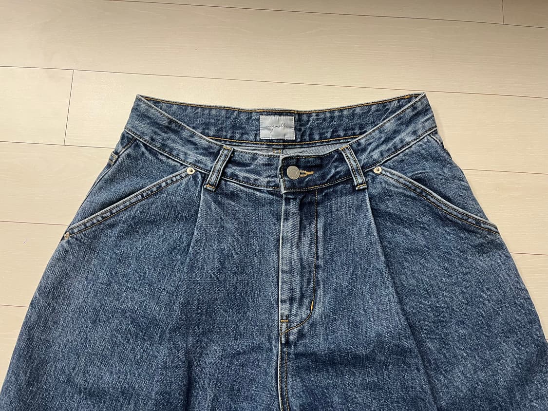 [Youth]Structured Wide Denim Pants (XS) 상품이미지7