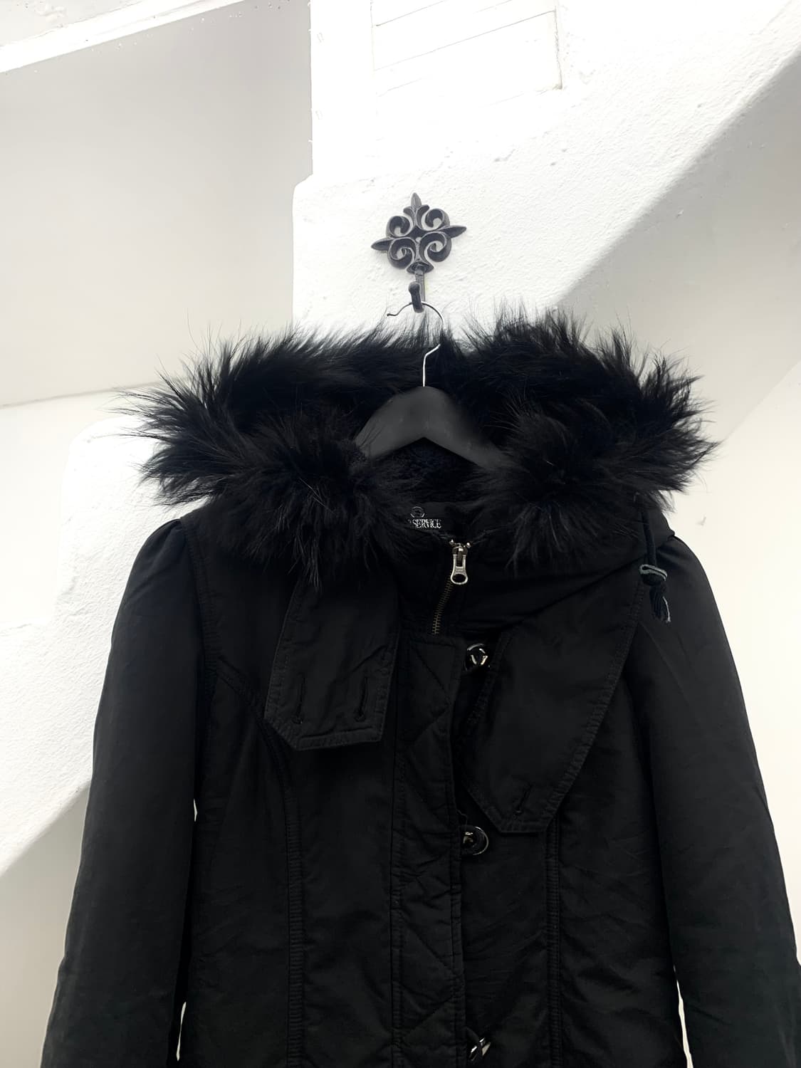 Lip service fur hood shirred pocket jack 상품이미지2