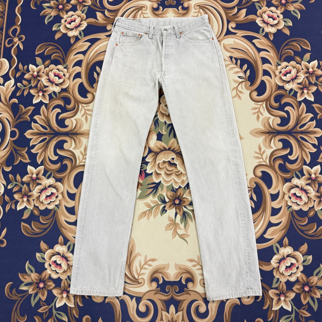 (30)리바이스 Levis 501 그레이 데님팬츠(made in uk) 상품이미지3