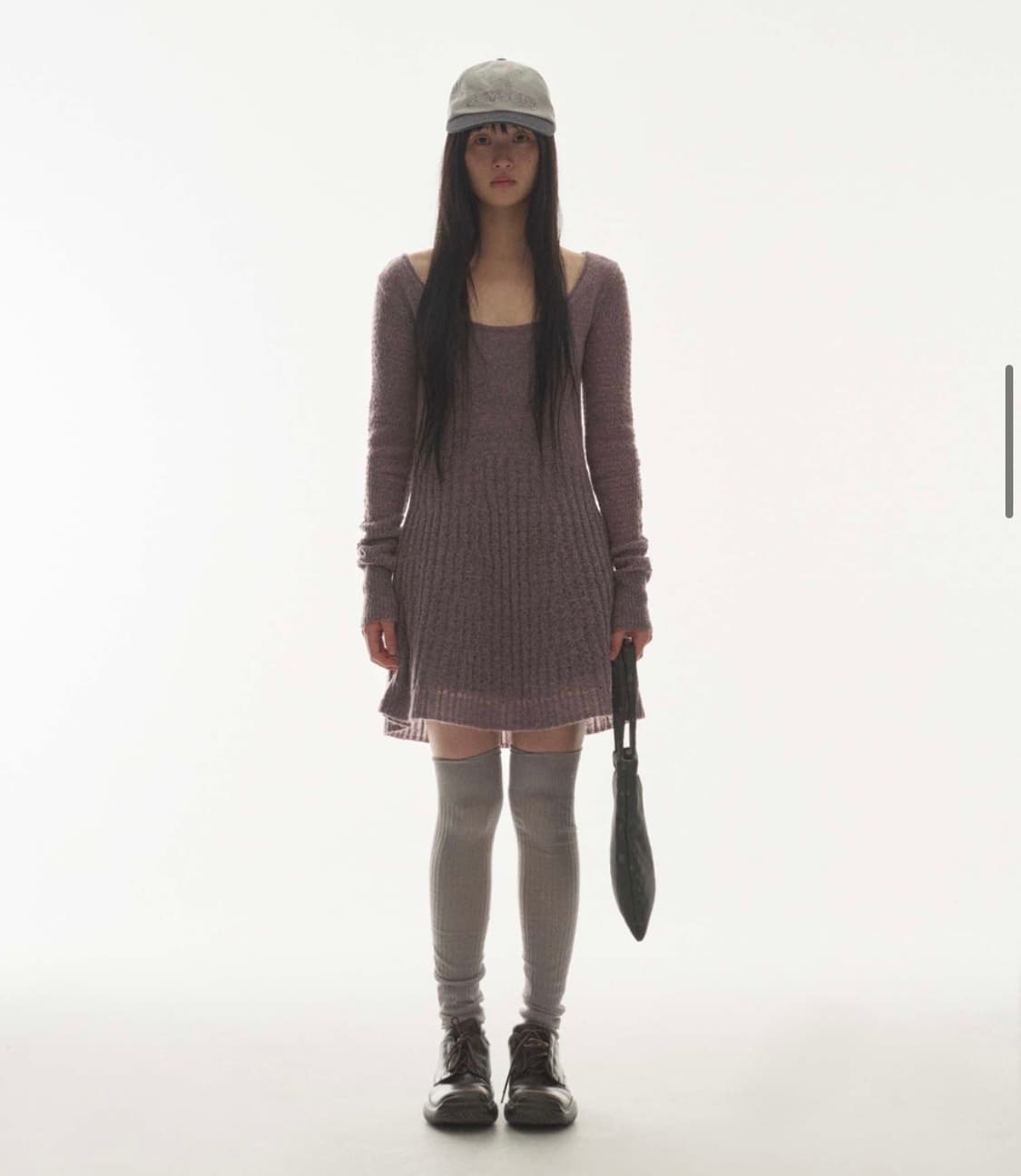 코이세이오 소프트 벨 니트 퍼플 상품이미지2