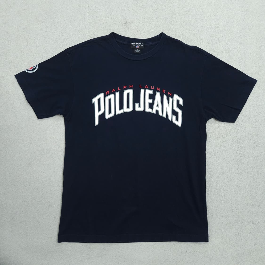 폴로진스 스펠아웃 반팔티 M 네이비 상품이미지1