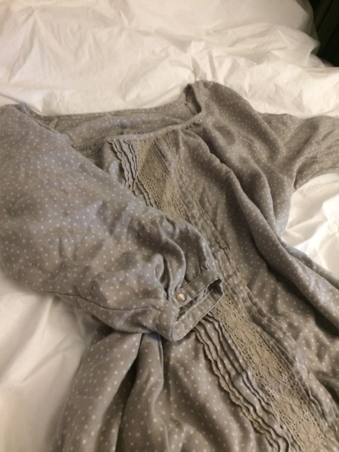 모리걸 하구미 페어리 빈티지 블라우스  상품이미지2