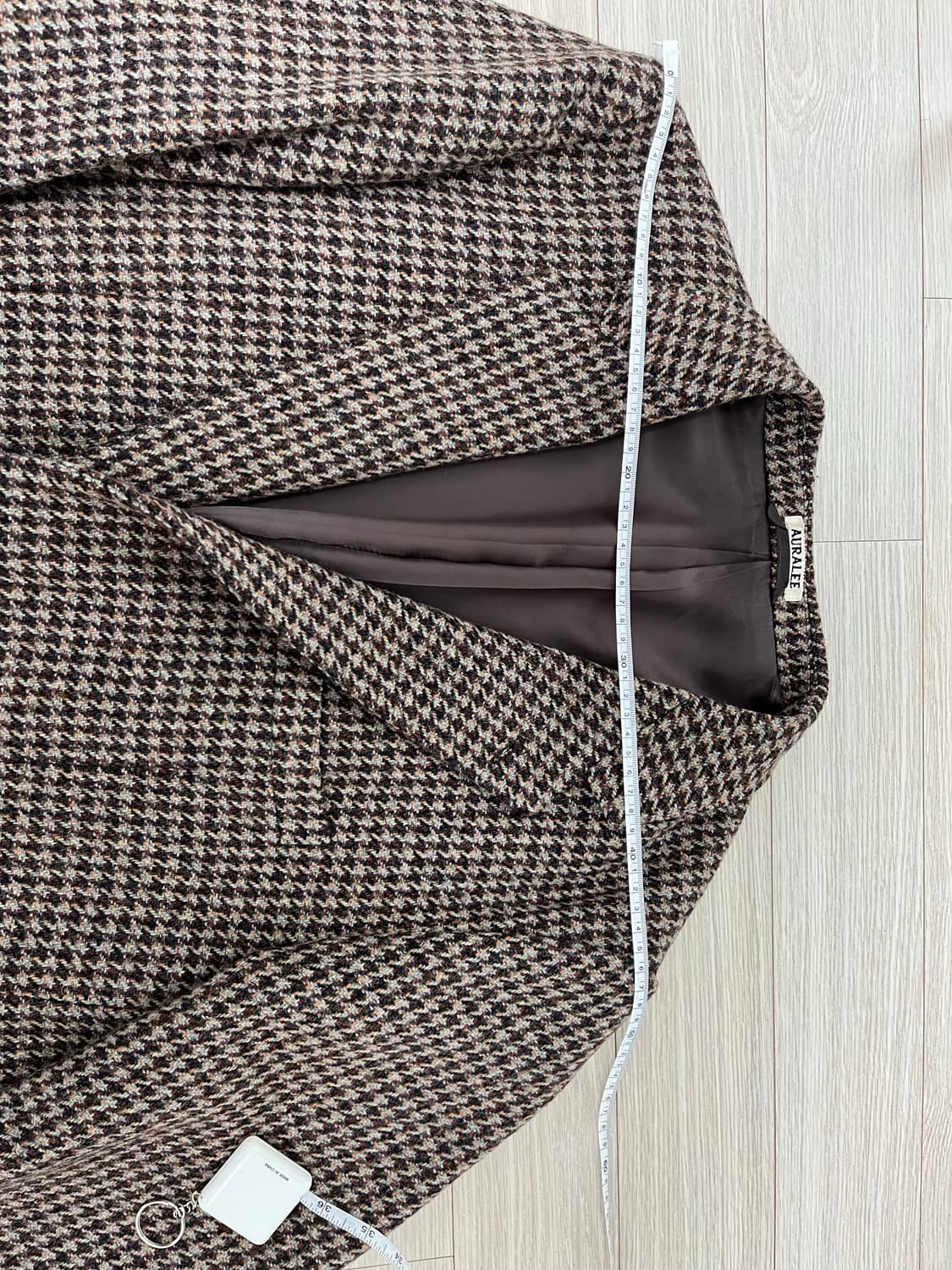 [5]AURALEE 하운드투스 체크 블레이저 상품이미지9