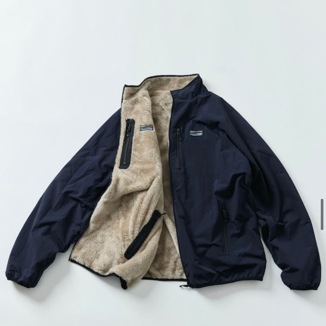 프릭스스토어 후리스 플리스 리버시블 블루종 네이비L 상품이미지1