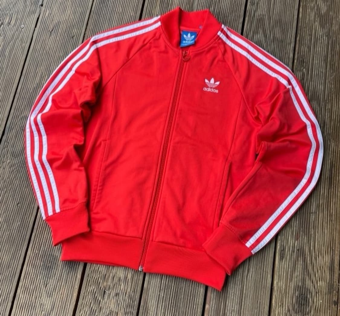 아디다스 레드 빨강 트랙탑 져지집업 85~90 상품이미지1
