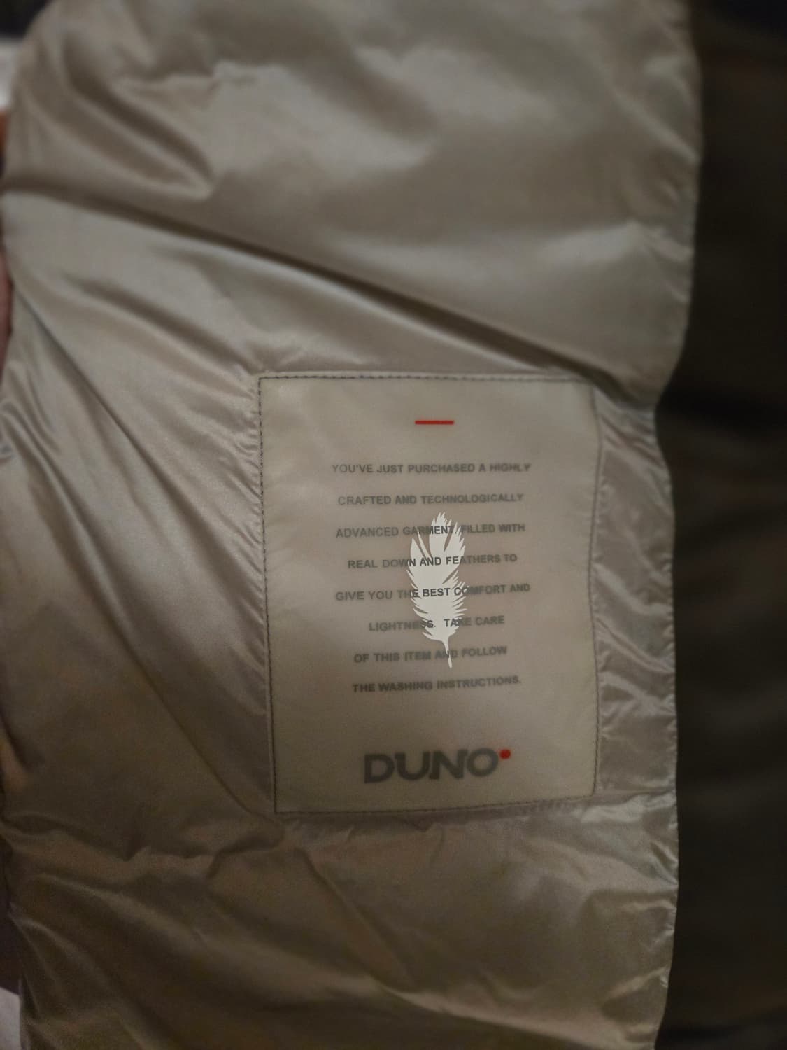 DUNO PEGGY 두노 페기라인 다운코트 42사이즈 (66) 새제품 상품이미지4