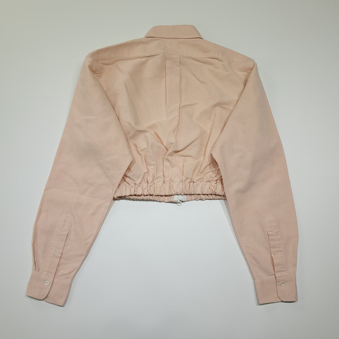 CK105 Free 폴로 00s 말레이시아판 오렌지피치 크롭 셔츠 상품이미지5