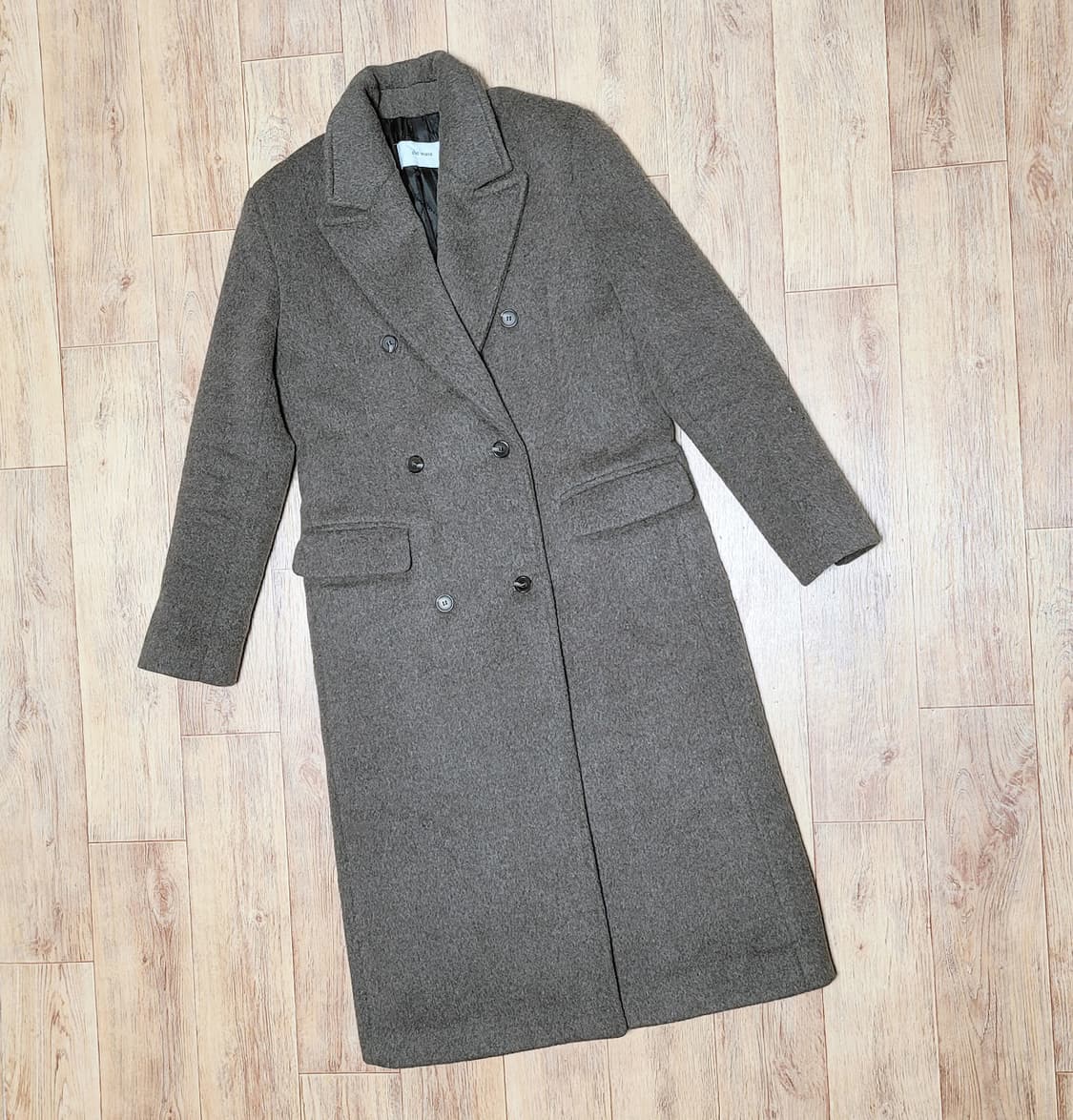 더웨이브(THE WAVE) 블랑 울알파카 더블코트 55-66 상품이미지4