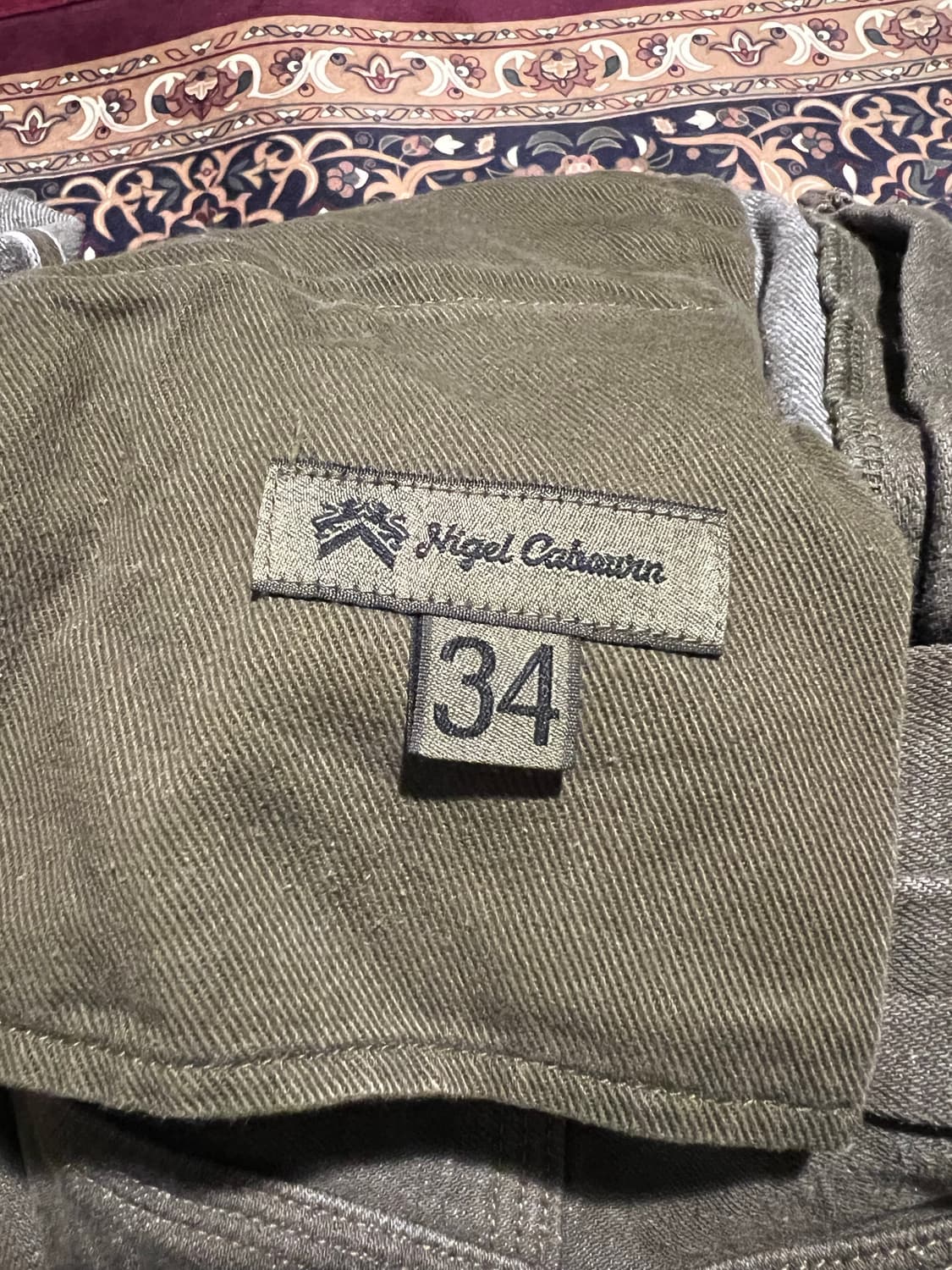 나이젤 카본 Nigel Cabourn 셀비지 데님 34 상품이미지3