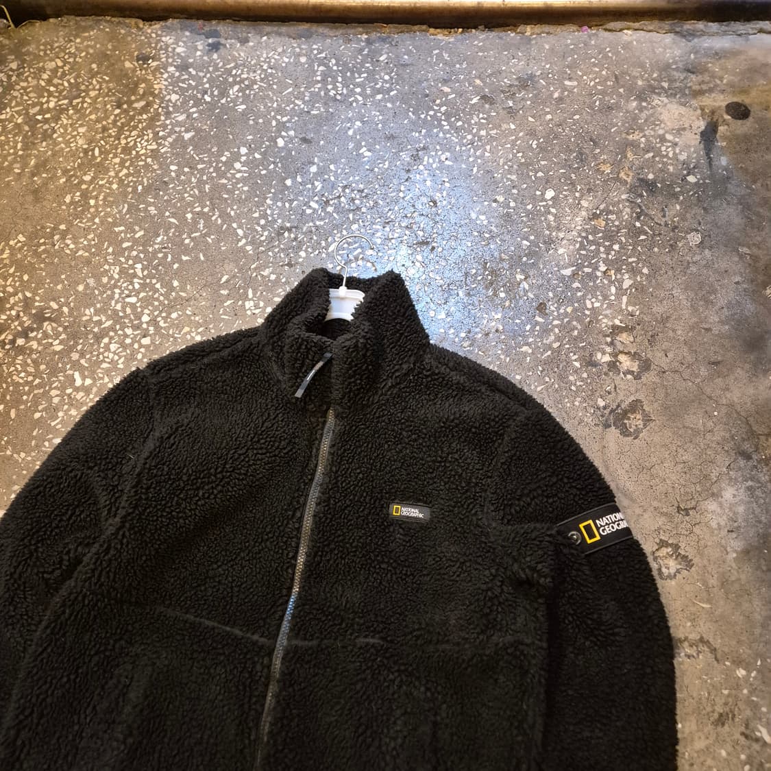 M 내셔널지오그래픽 블랙 후리스집업  상품이미지6