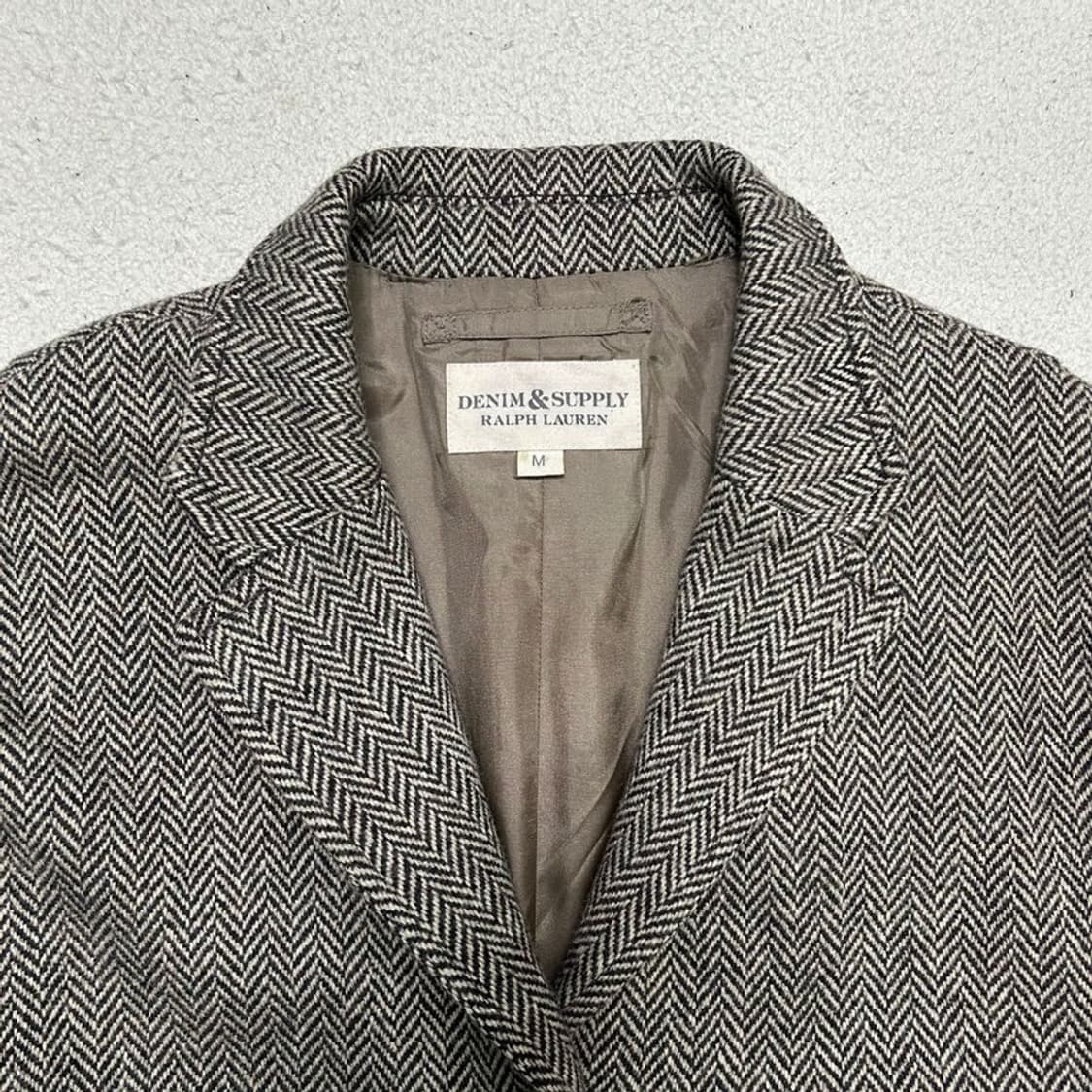 데님앤서플라이 헤링본 블레이저 M 상품이미지4
